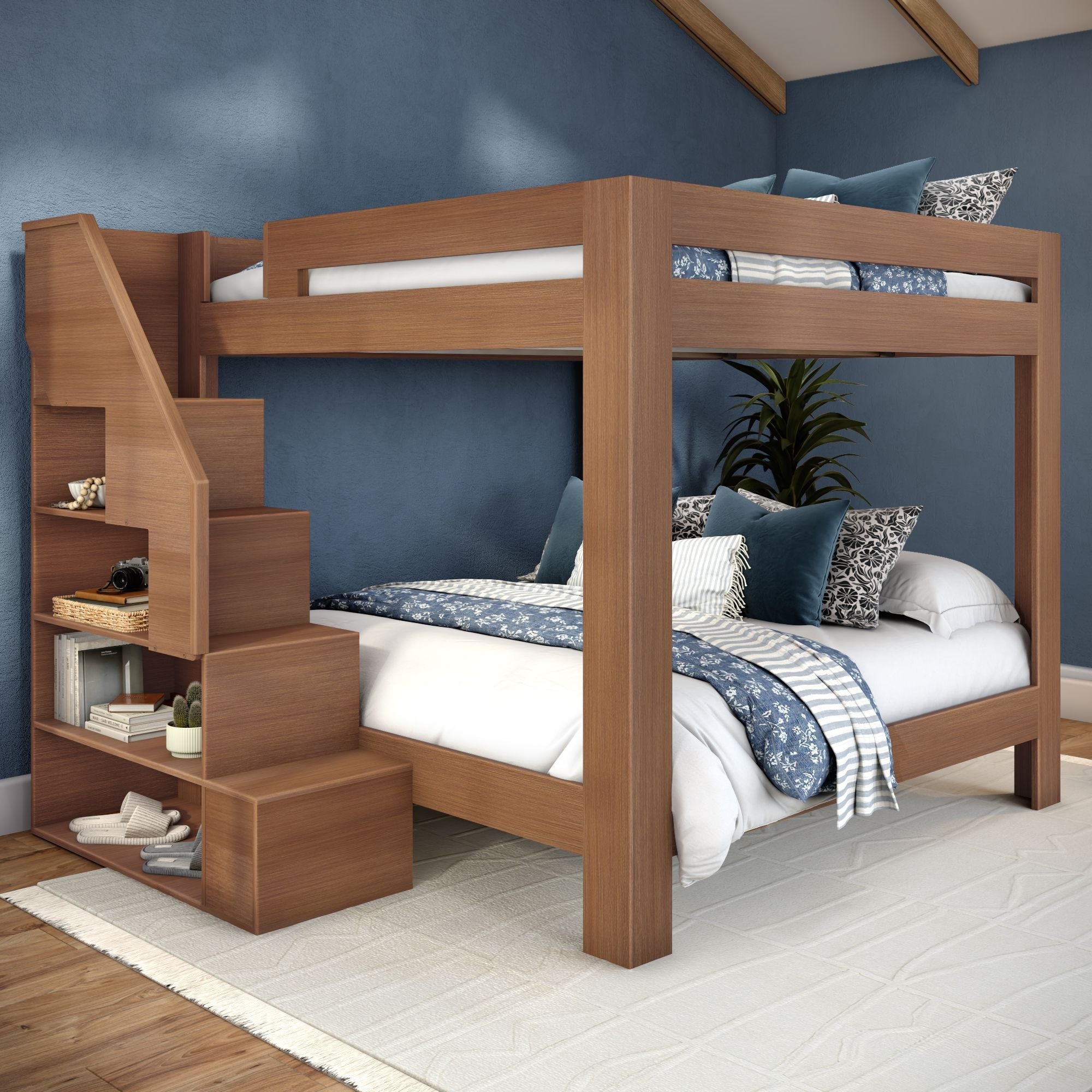 Maxwood Pacific King Bunk Bed with Stairs