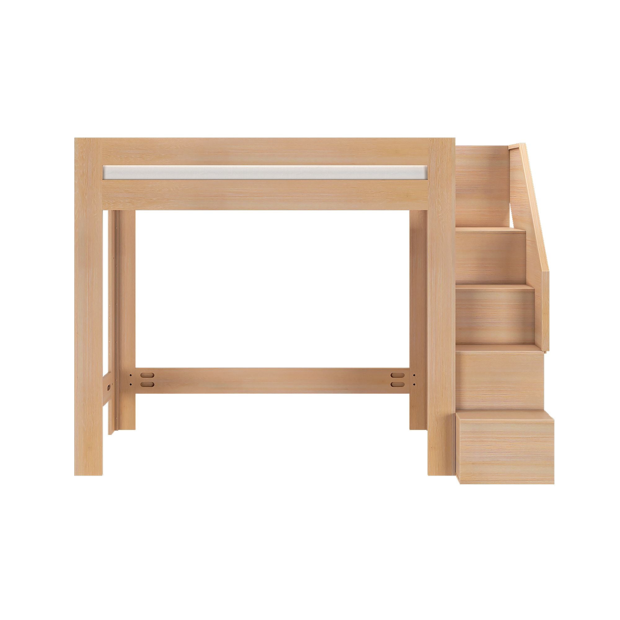Maxwood Pacific Twin XL Loft Bed with Stairs