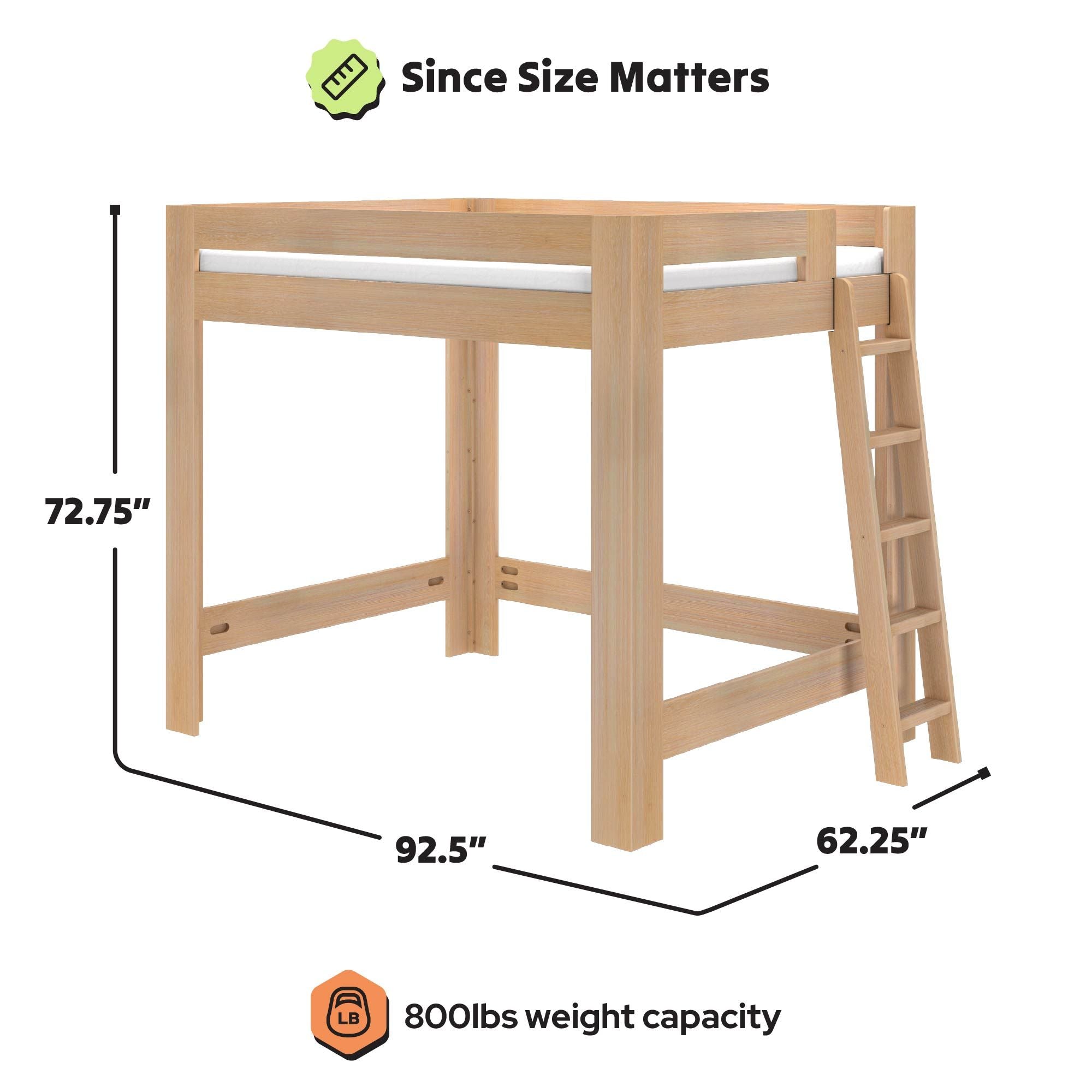 Maxwood Pacific Queen Loft Bed