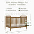 Namesake Liberty 3-in-1 Convertible Spindle Crib with Toddler Bed Conversion Kit