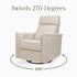 Namesake Willa Plus Power Glider Recliner + Power Headrest