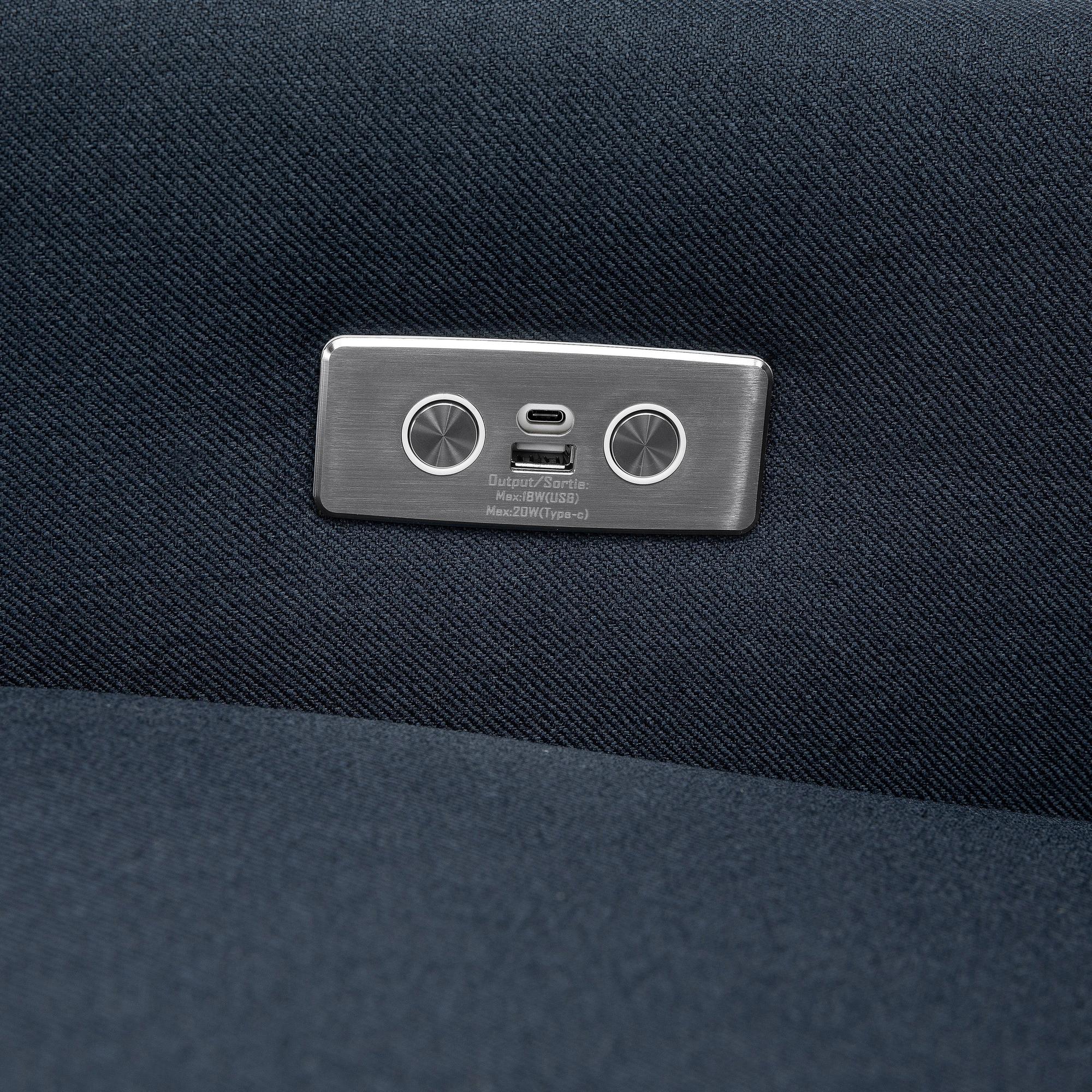 Babyletto Kiwi Electronic Recliner and Swivel Glider with USB port