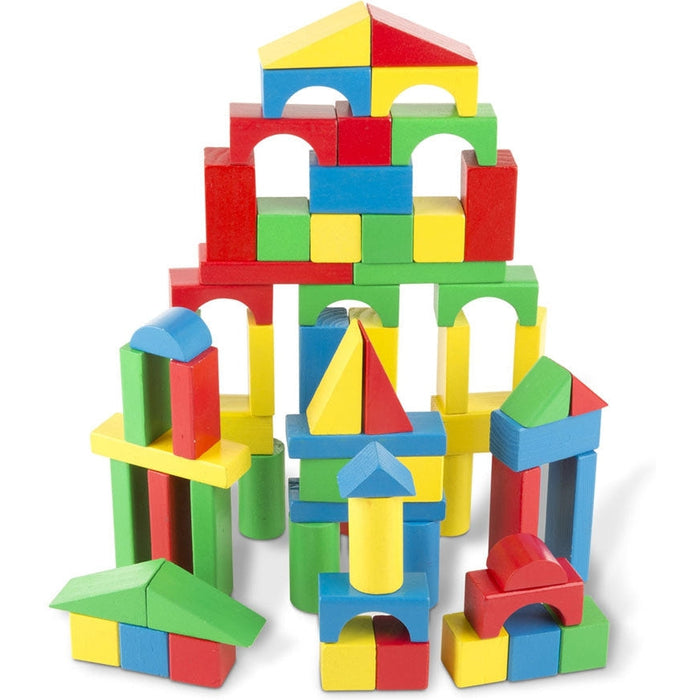 Melissa & Doug 100 Wooden Blocks