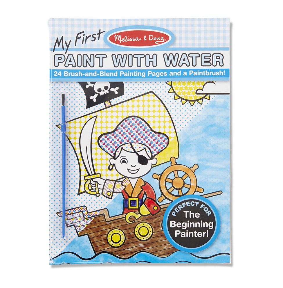 Melissa & Doug Paint with Water Pirates, Space, Construction & More