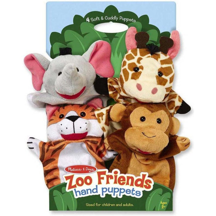 Melissa & Doug Hand Puppets Zoo Friends