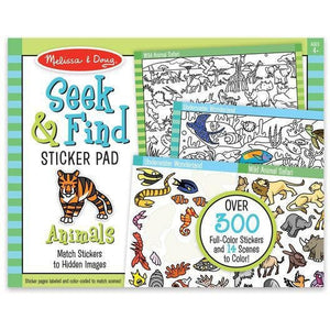 Melissa & Doug Seek & Find Sticker Pad Animal