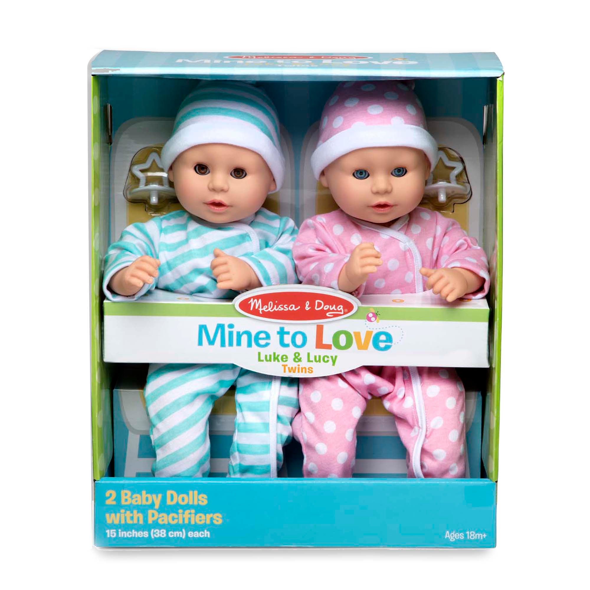 Melissa & Doug Luke & Lucy Twin Dolls