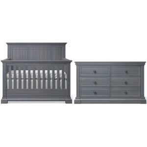 Silva Jackson Convertible Crib + Double Dresser Set