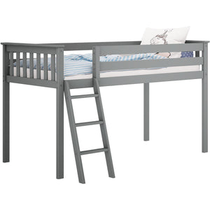 M3 Low Loft Bed with Angle Ladder