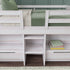 M3 Modern Farmhouse Twin-Size Low Loft with Two Drawers