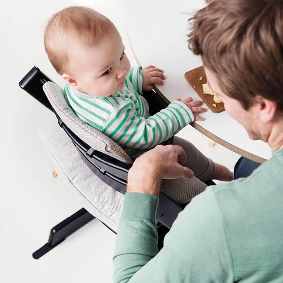 Stokke Tripp Trapp Hazy Grey Wood Baby & Toddler High Chair + Reviews