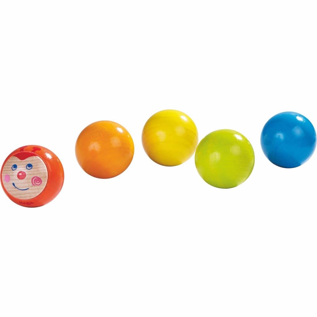 Haba My First Ball Track - 5 Piece Caterpillar Ball Set