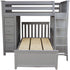 Jackpot Deluxe Loft Bed Storage Study + Twin Bed