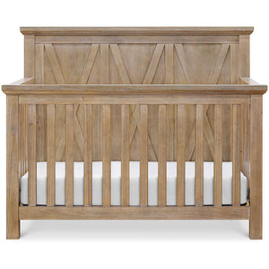 Franklin & Ben Emory Farmhouse 4-in-1 Convertible Crib + 6-Drawer Dresser Set