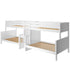 Maxtrix Twin over Full Quadruple Bunk Bed with Stairs