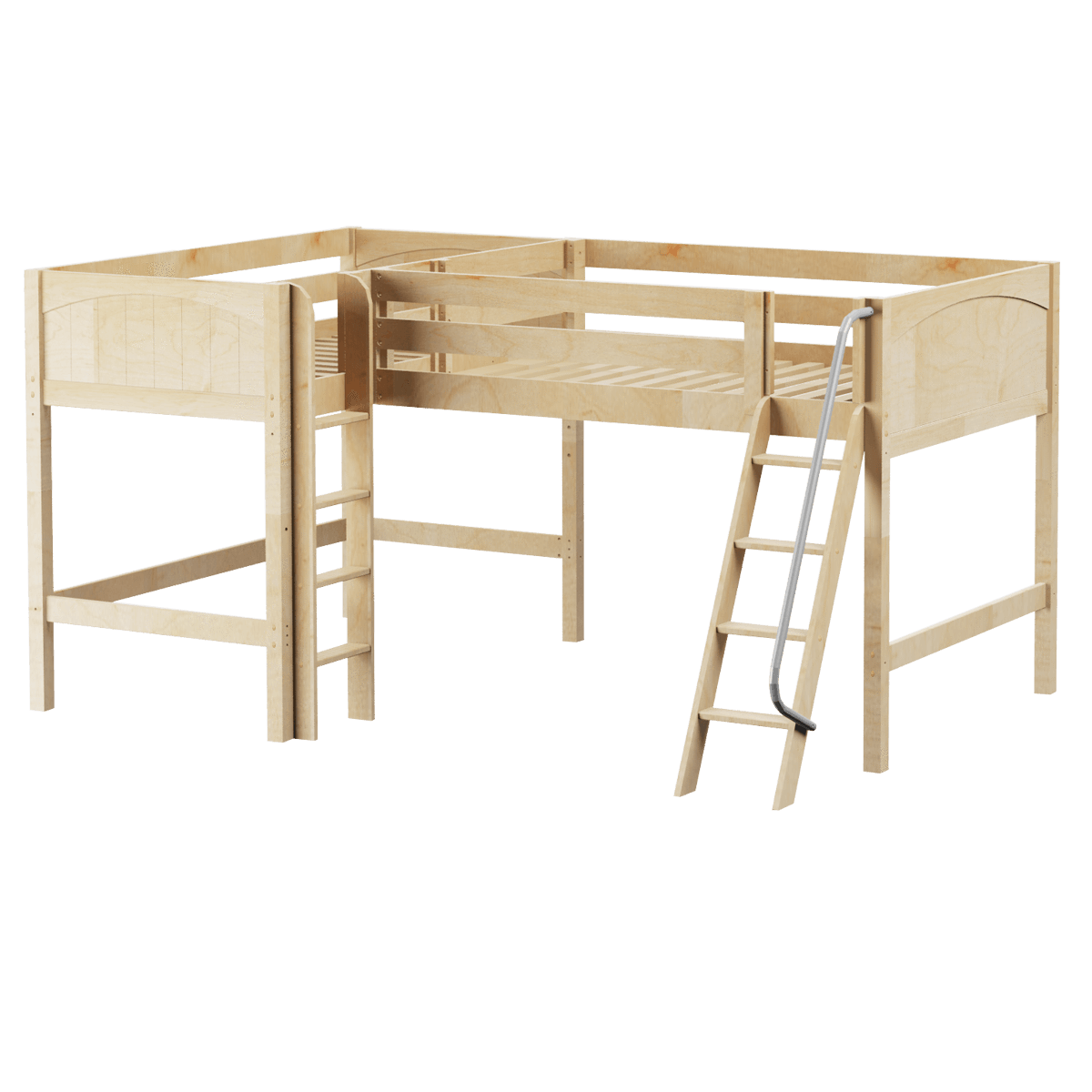 Maxtrix Twin Full Medium Corner Loft Bed