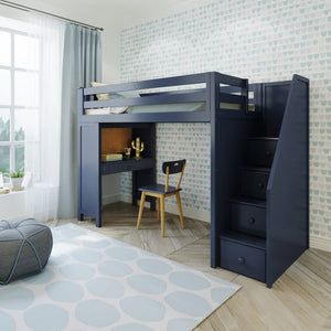 Jackpot Deluxe Staircase Loft Bed Study