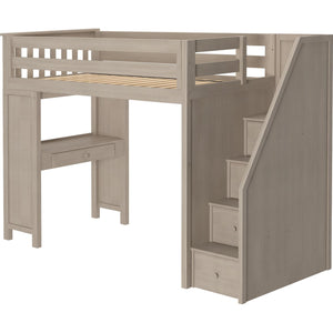 Jackpot Deluxe Staircase Loft Bed Study