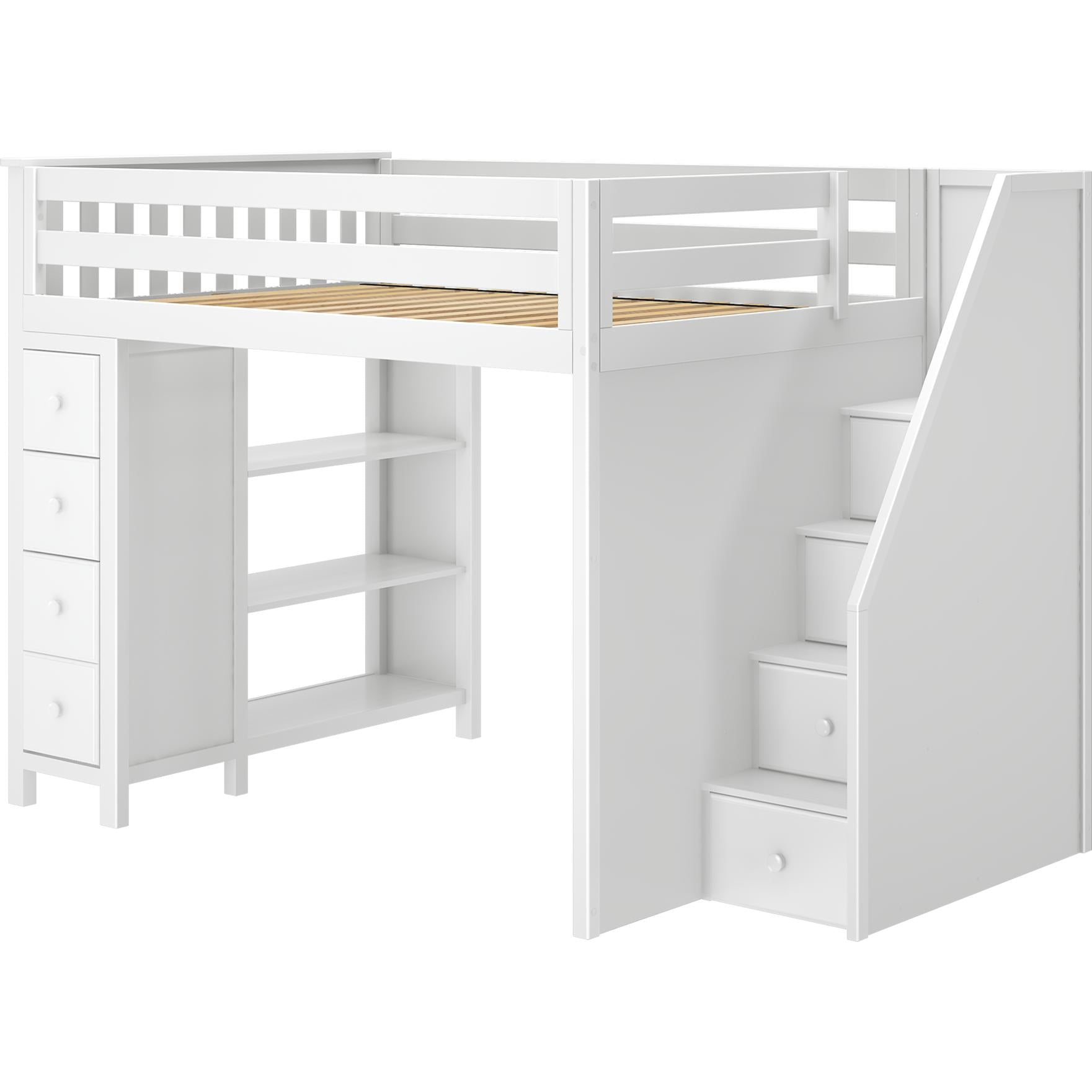 Jackpot Deluxe Full Size Loft with Staircase + Storage