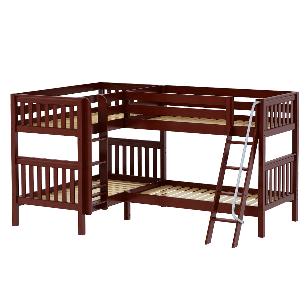 Maxtrix Twin Medium Corner Bunk Bed