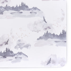 Oilo Misty Mountain Crib Sheet