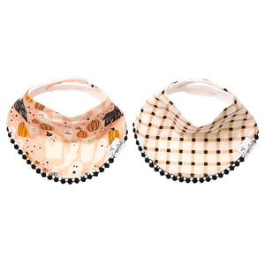 Copper Pearl Fashion Trimmed Bib Set - Casper