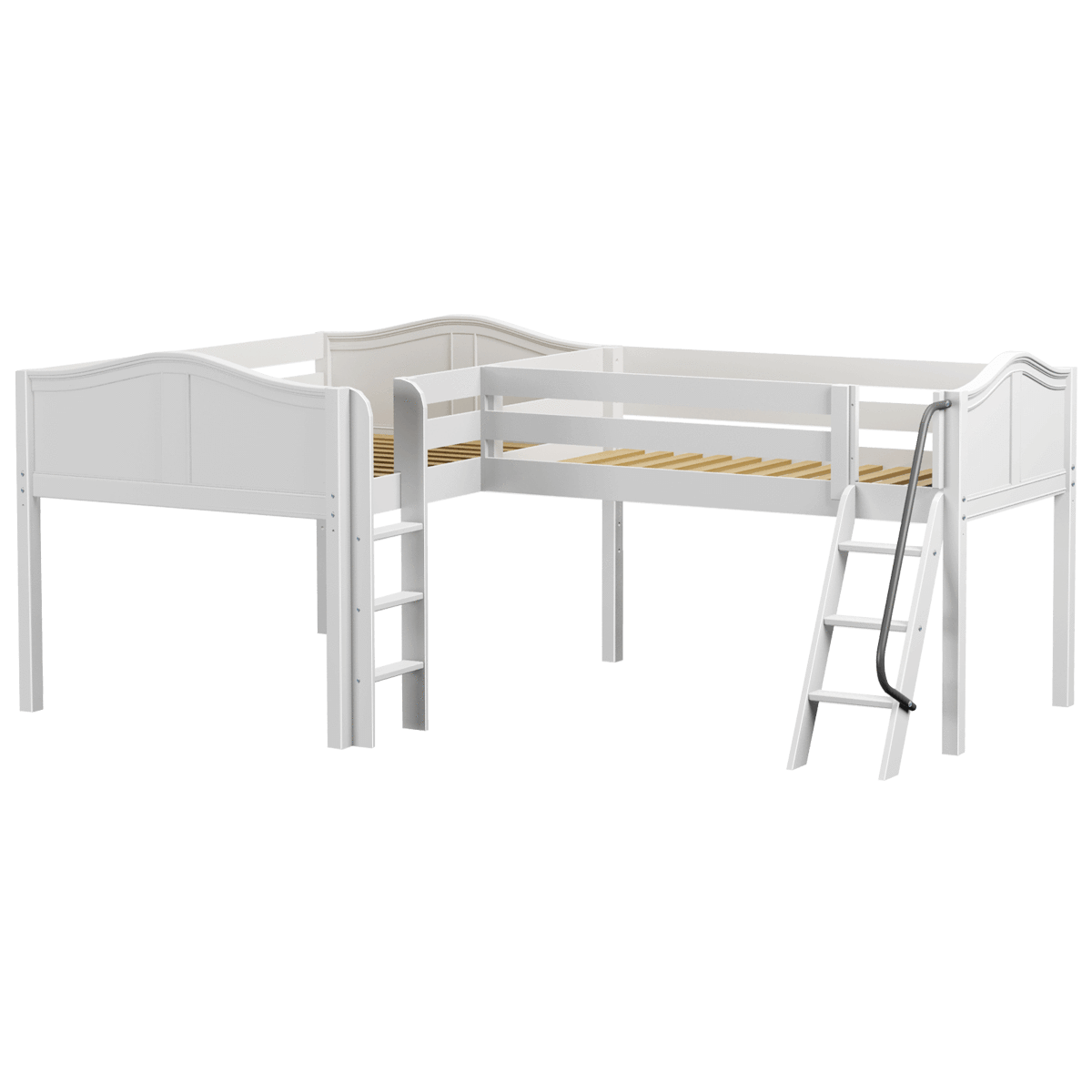 Maxtrix Twin Full Low Corner Loft Bed