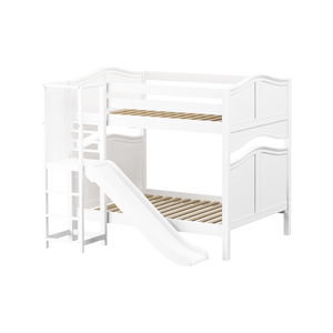 Maxtrix Full High Bunk Bed with Slide Platform