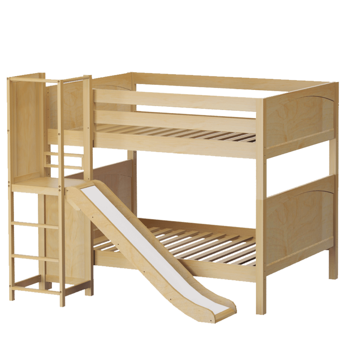 Maxtrix Full Medium Bunk Bed with Slide Platform