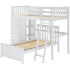 Jackpot Deluxe Leg Loft Bed Storage + Twin Bed