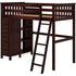 Jackpot Deluxe Leg Loft Bed Storage