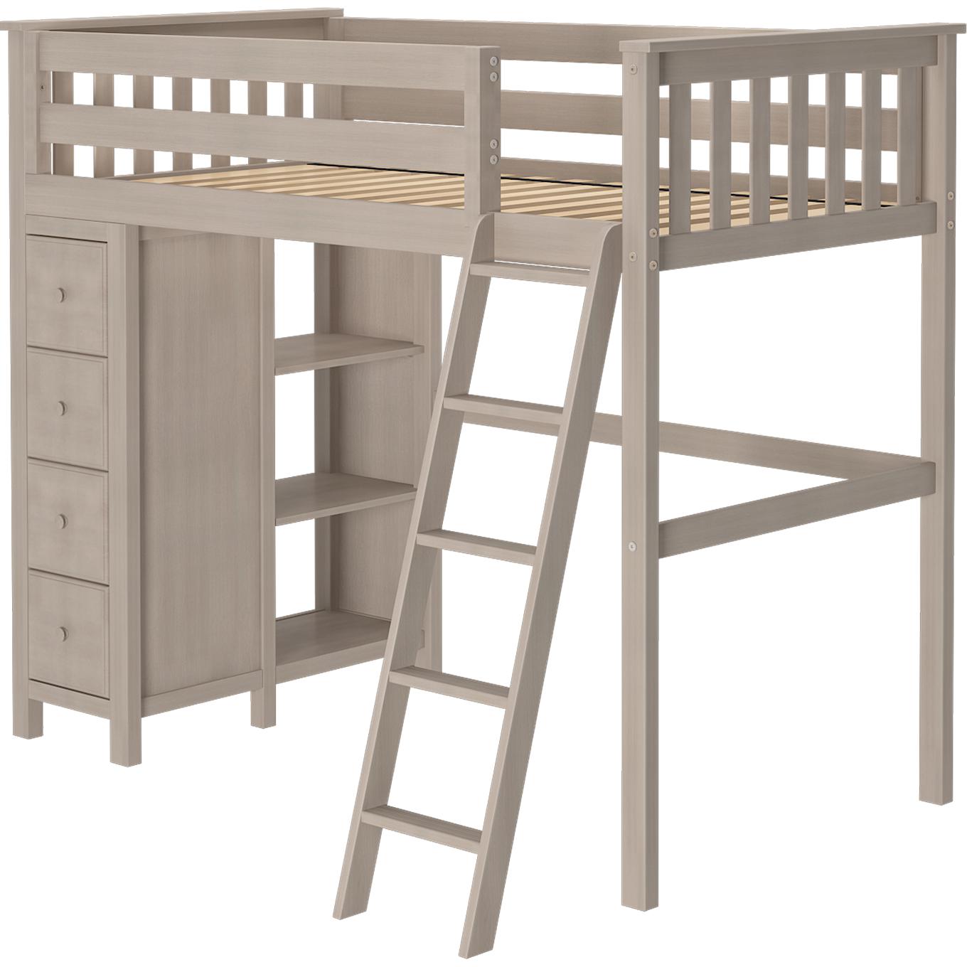 Jackpot Deluxe Leg Loft Bed Storage