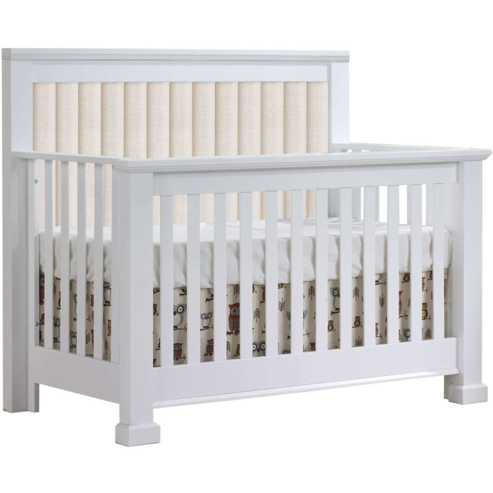 Upholstered clearance baby cot