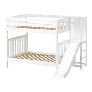 Maxtrix Full High Bunk Bed with Slide Platform