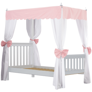 Maxtrix Twin Poster Bed with Canopy