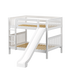 Maxtrix Full Medium Bunk Bed with Slide