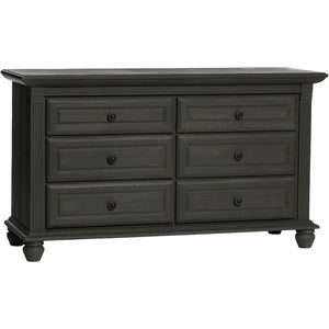 Centennial Hansford Lifetime Crib + Double Dresser + 5-Drawer Chest Set