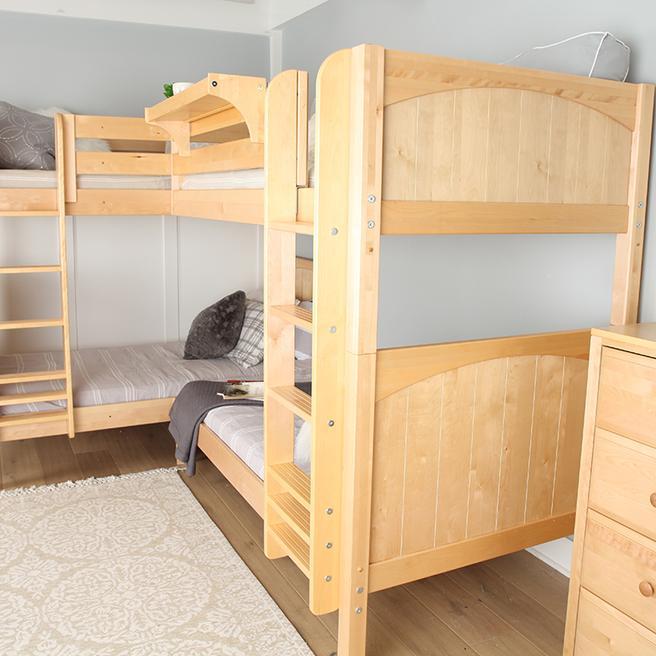 Maxtrix Twin High Corner Bunk Bed