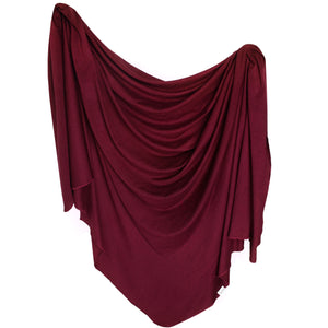 Copper Pearl Knit Swaddle Blanket - Ruby