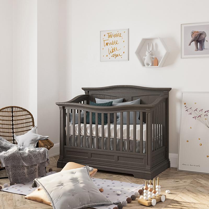 Romina Imperio Convertible Crib (Solid Panel)