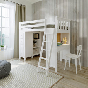 Jackpot Deluxe Loft Bed Storage Study