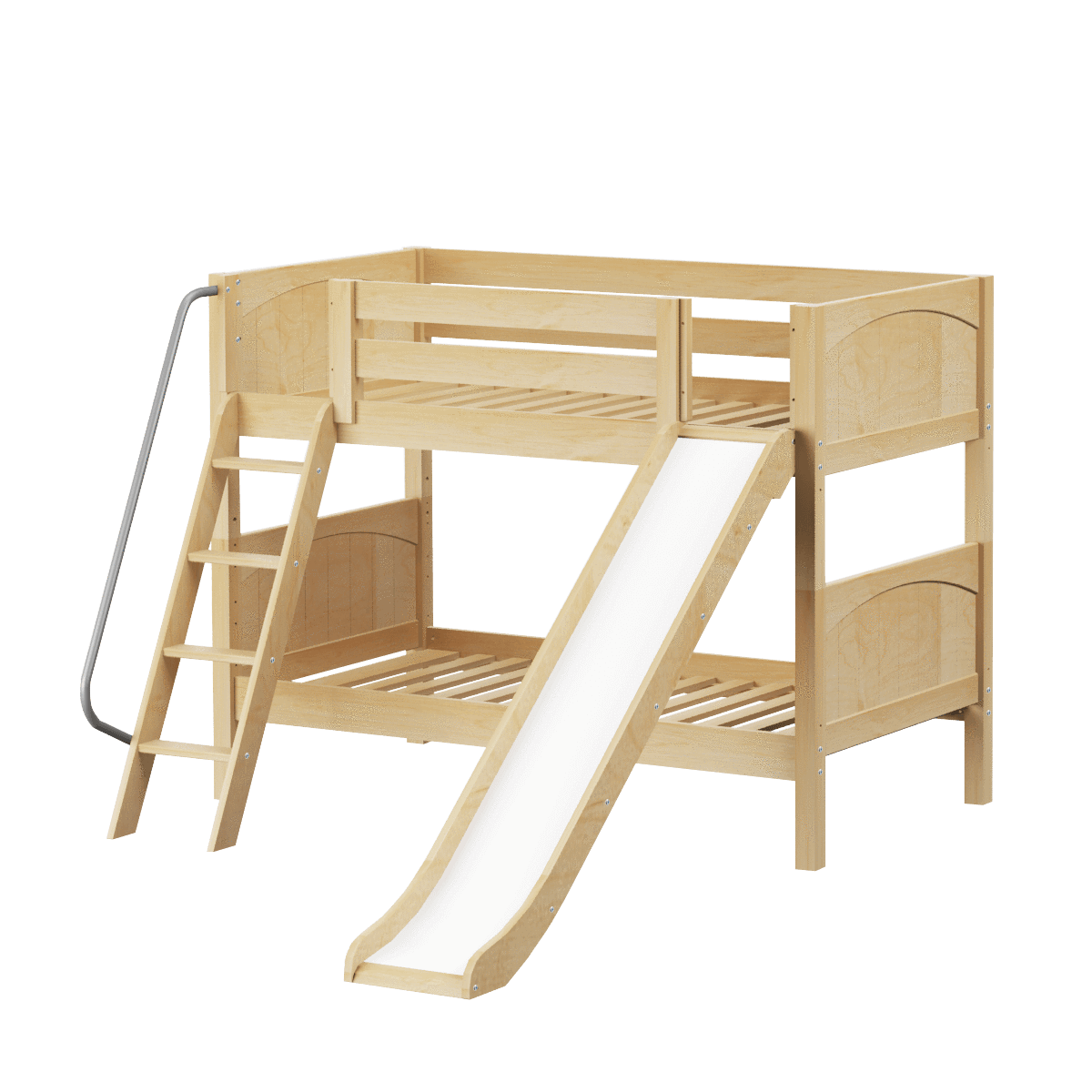 Maxtrix Twin Low Bunk Bed with Slide