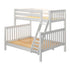 Maxtrix High Twin XL Over Queen Bunk Bed with Ladder