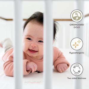 Babyletto Pure Core Non-Toxic Crib Mattress with Hybrid Cover