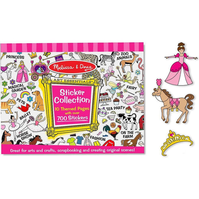 Melissa & Doug Sticker Collection Princesses, Tea Party, Animals, and More