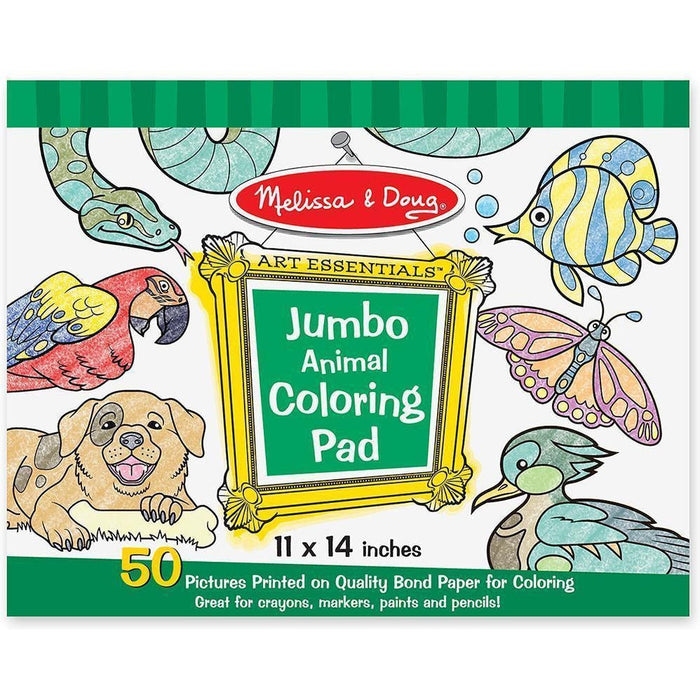 Melissa & Doug Jumbo Animal Coloring Pad