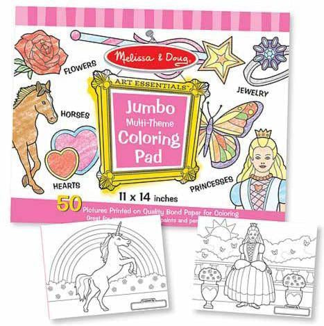 Melissa & Doug Jumbo Coloring Pad Pink