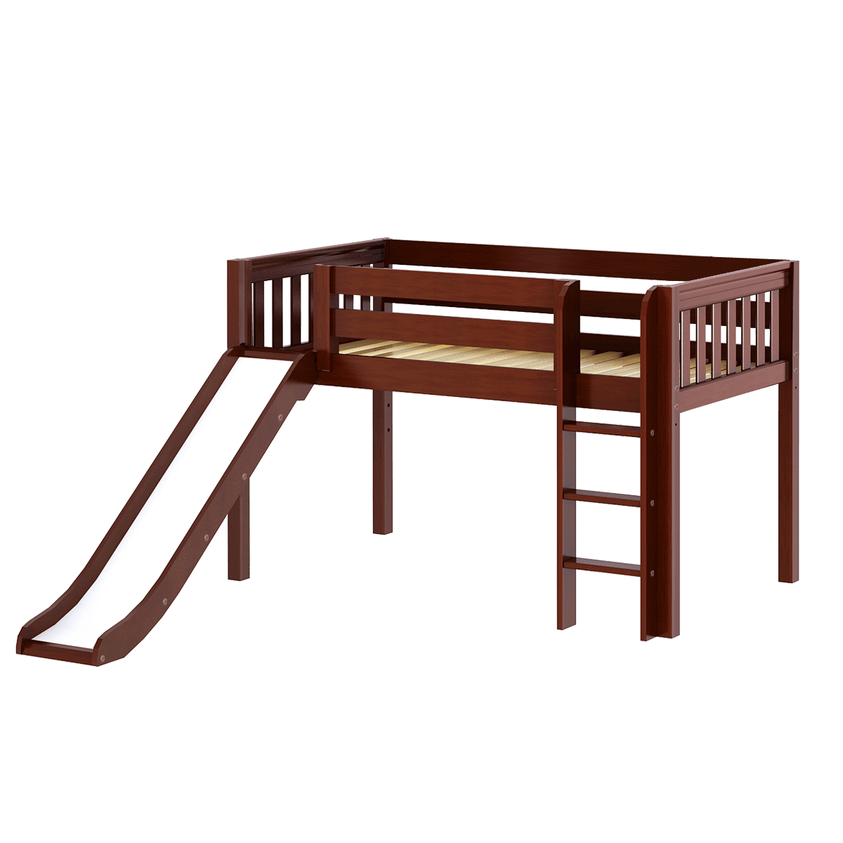 Maxtrix Twin Low Loft Bed with Slide