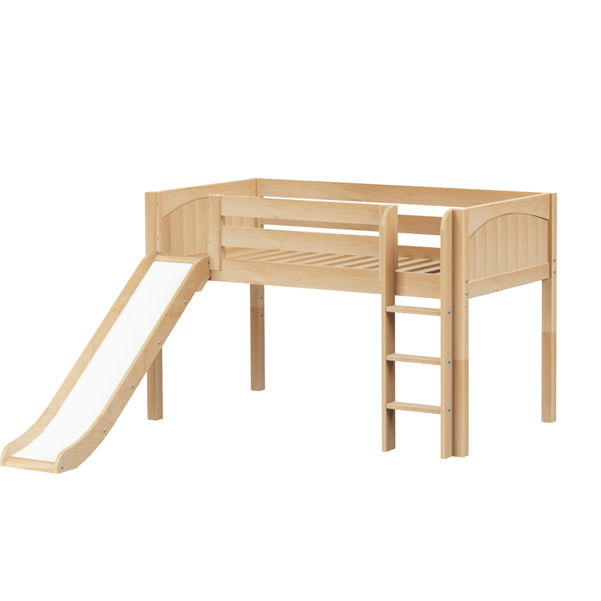 Maxtrix Twin Low Loft Bed with Slide