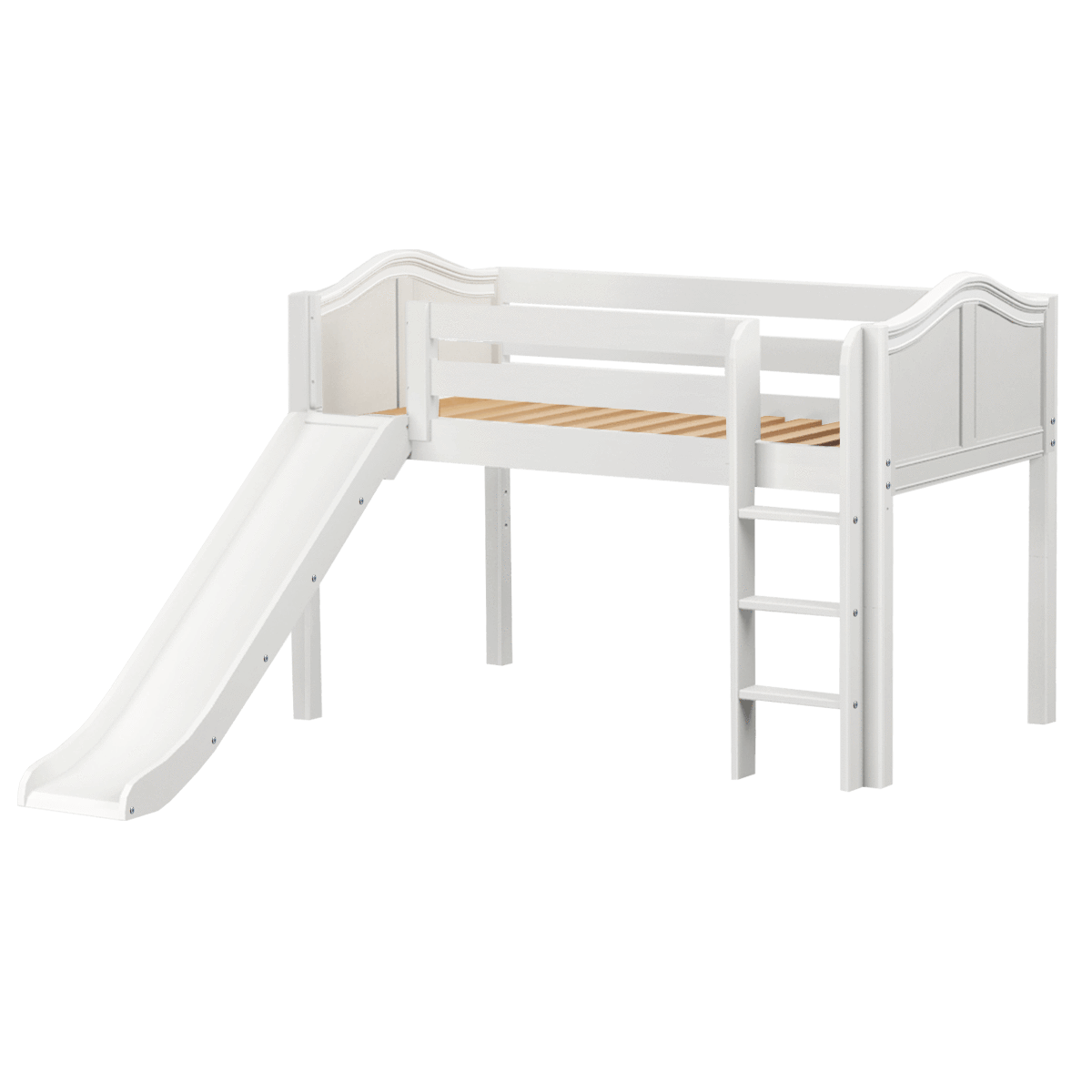 Maxtrix Twin Low Loft Bed with Slide